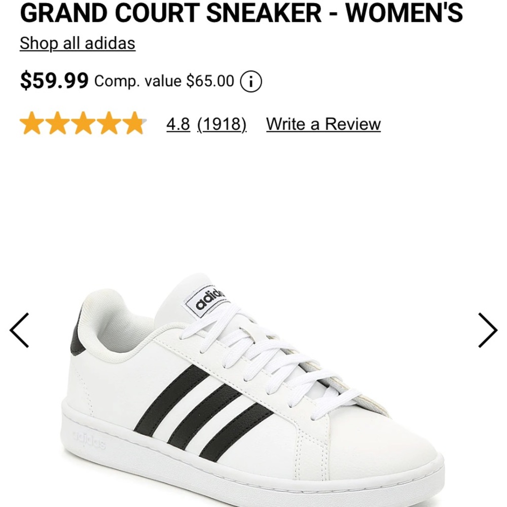 Adidas Women’s Grand Court Sneaker